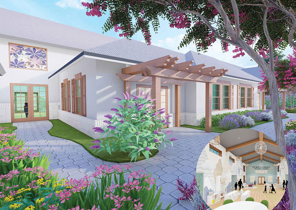 Artist Rendering of the upcoming Dorion Family Pediatric Center