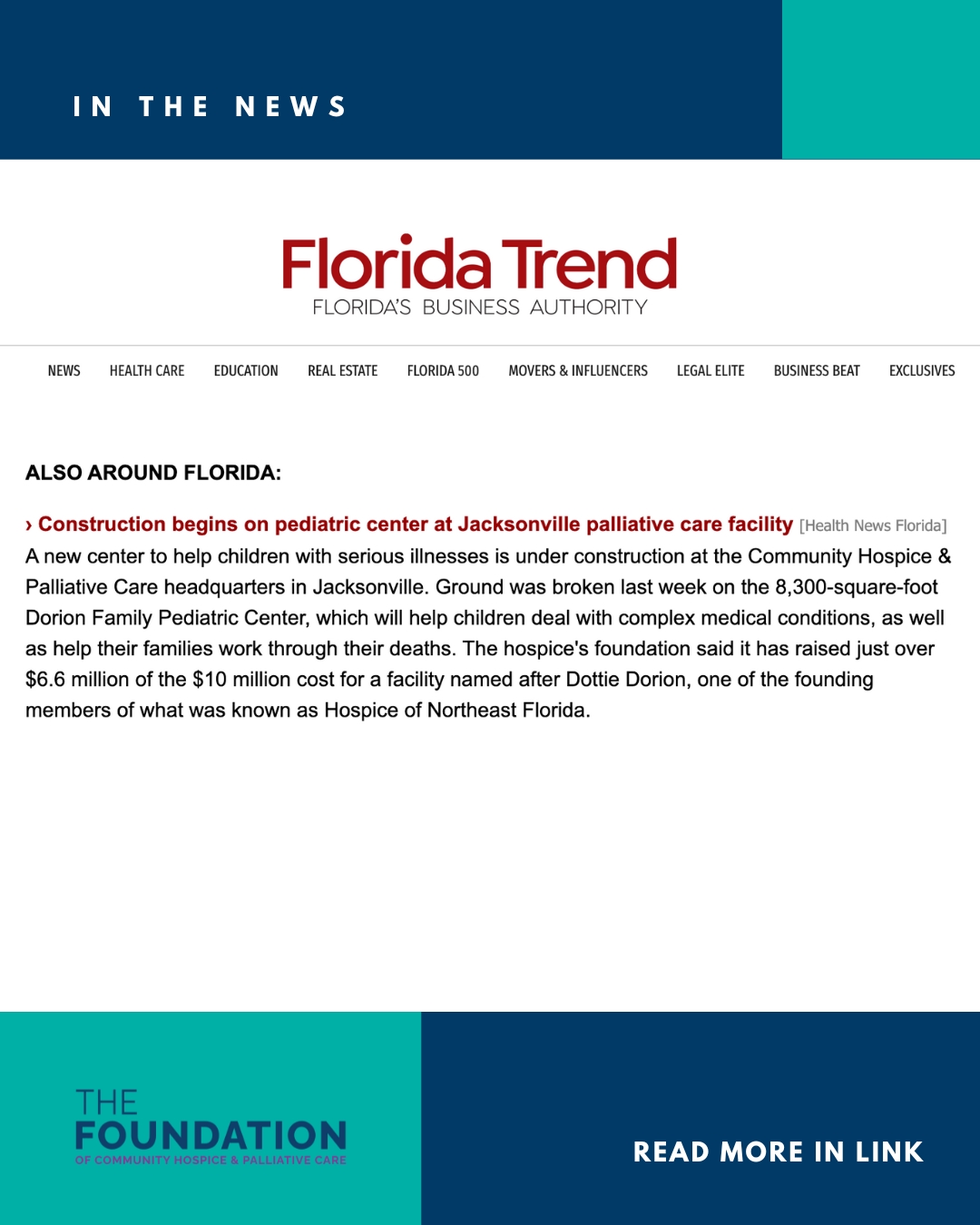 Media Mention Florida Trend graphic x