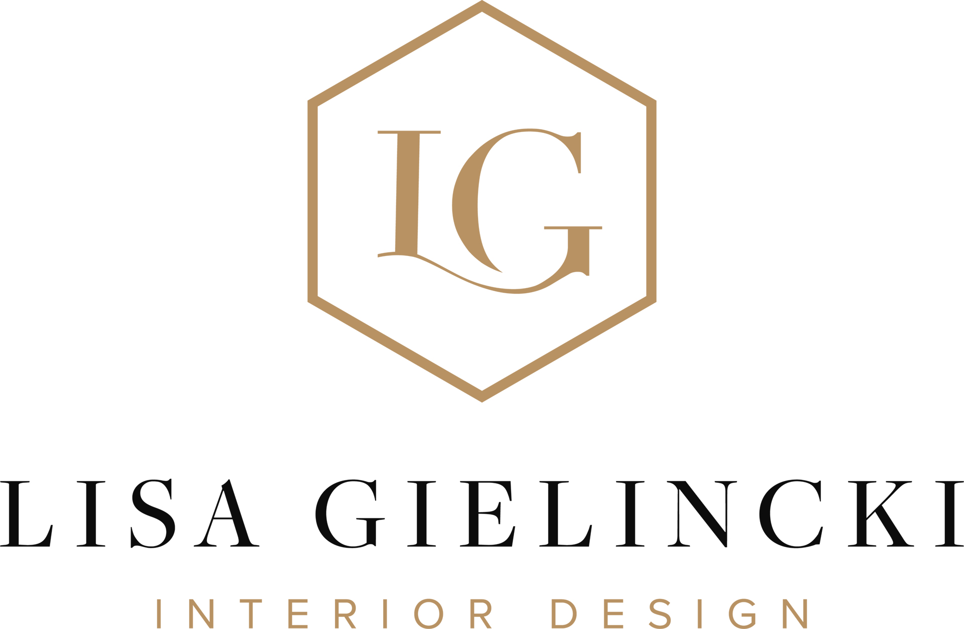 LisaGielincki GoldIcon Black GoldWordmark